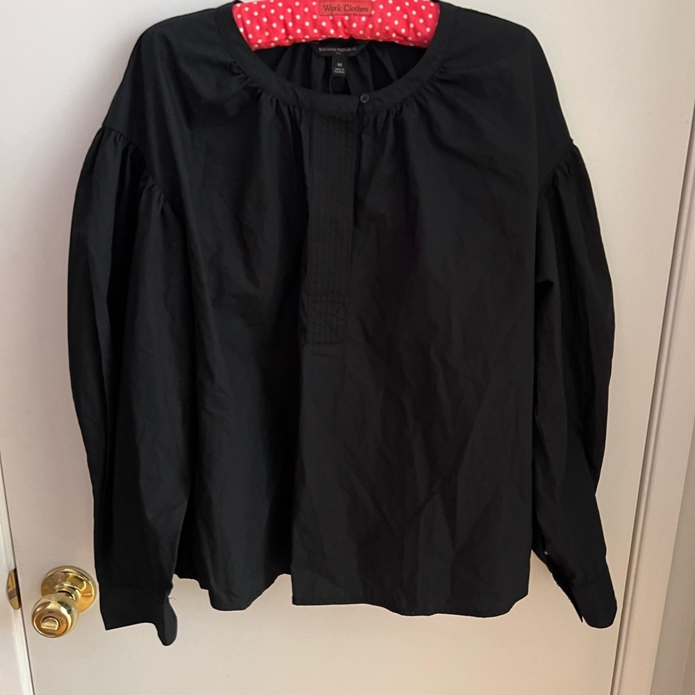 Banana Republic Black Long Sleeve Shirt! Brand New!